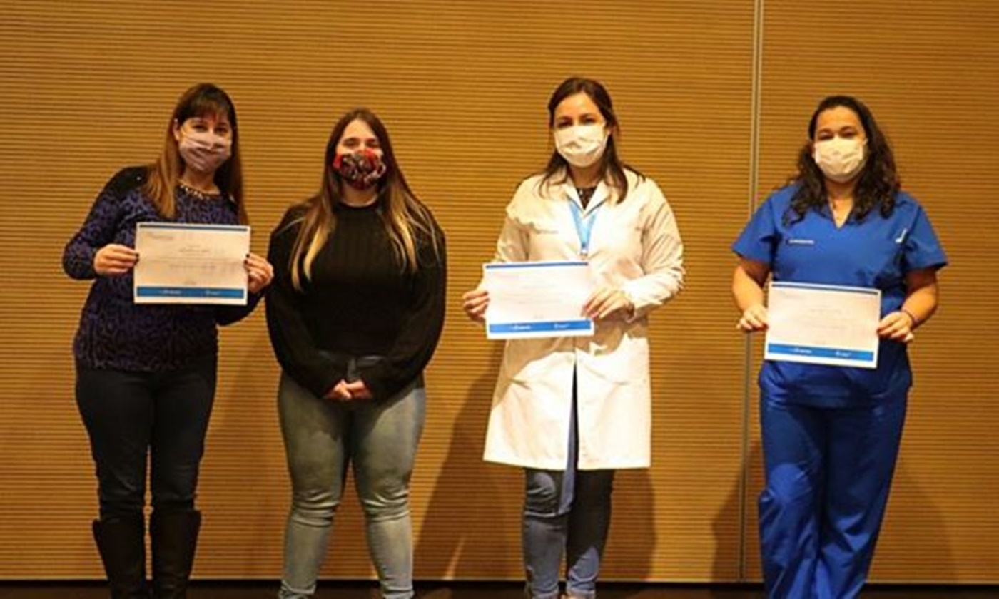 El Hospital "El Cruce" entregó certificados del curso de Lengua de Señas Argentinas