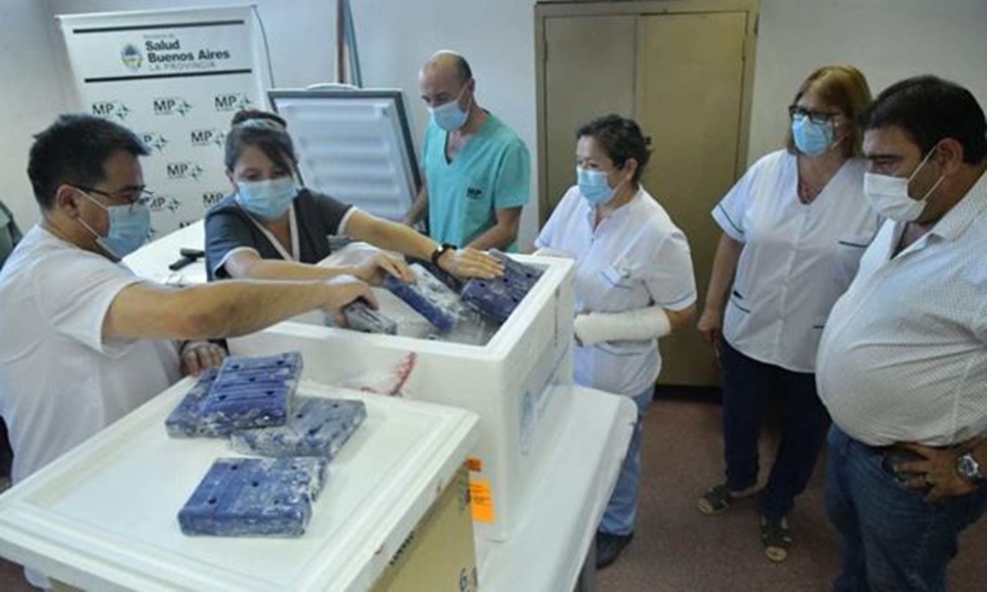 La vacuna Sputnik V llegó al Hospital "Mi Pueblo"