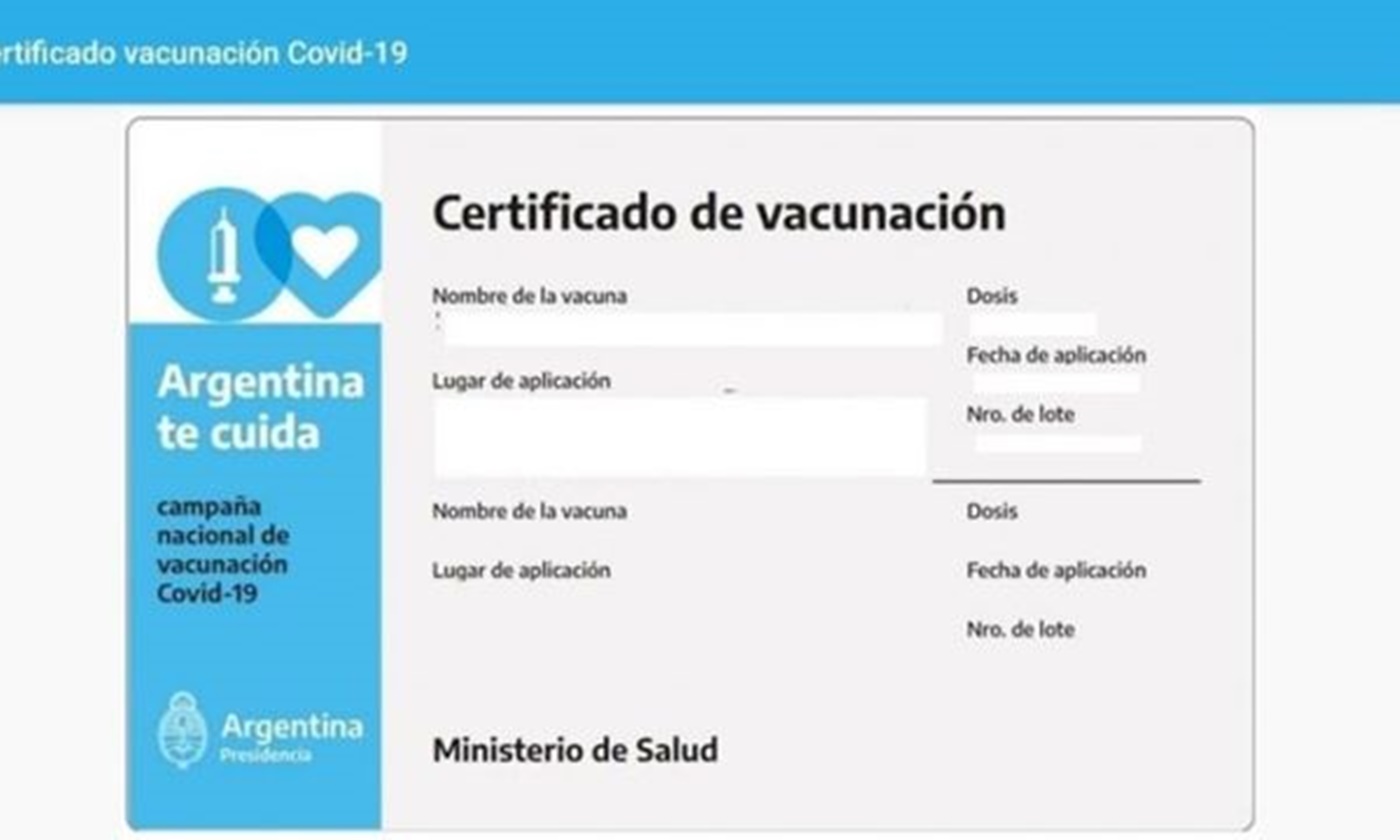 Certificado digital de vacunación