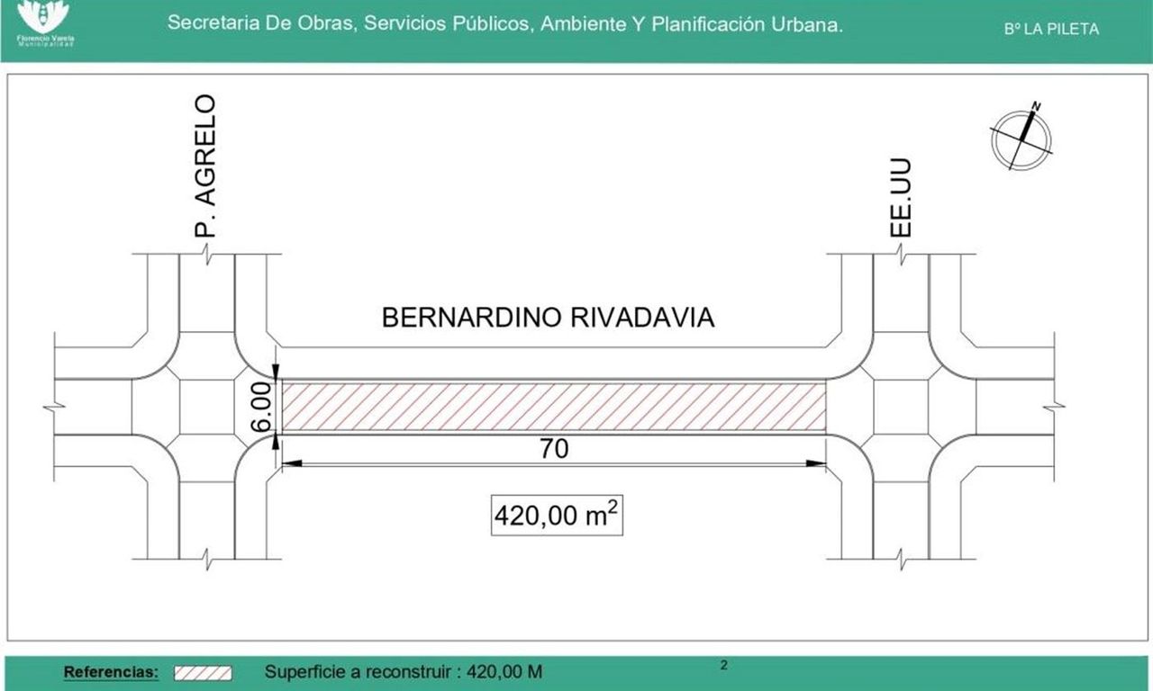 Programan inicio de obra vial en el barrio La Pileta